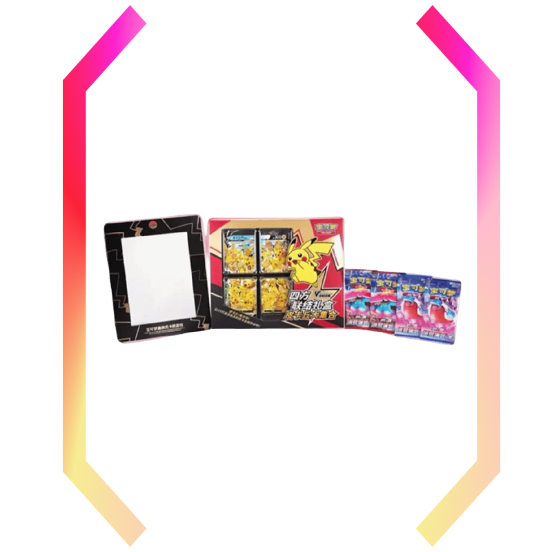 Pokemon Pikachu V-UNION Gift Box Simplified Chinese Display Card Box